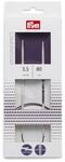 PRYM Rundstricknadel, ergonomisches Design/Nadeln, Kunststoff, Mehrfarbig, 3,5 mm, 80