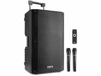 Vonyx VSA500 Partybox 800W Mobile PA Anlage Komplettset, Bluetooth Lautsprecher...