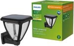Philips Outdoor Solar Vapora Wandleuchte 1,5W, Tageslichtsensor, 2700 Kelvin, IP44
