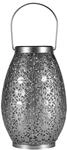 Pauleen 48294 LED Solar-Laterne Sunshine Temptation 23,5 cm Silber IP44 Solarleuchte