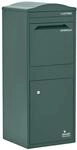 Smart Parcel Box Paketbox L mit Bogendach - Paketbriefkasten, gr&uuml;n 