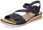 Rieker Damen Klassische Sandalen V3660, Frauen