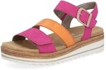 Remonte Damen Riemchensandalen D0Q55, Frauen Sandalen,lose