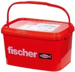 fischer Spreizd&uuml;bel SX Plus 6 x 30, praktischer Eimer mit 3.200 Nylond&uuml;beln,...
