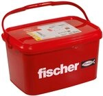fischer Spreizd&uuml;bel SX Plus 10 x 50, praktischer Eimer mit 720 Nylond&uuml;beln,...