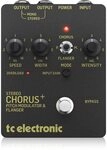 t.c electronic Electronic Stereo Chorus Flanger Pedal SCF GOLD, Schwarz