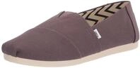 TOMS Herren Alpargata aus recycelter Baumwolle Flache Slipper, GRAU, 40 EU
