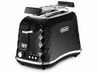 Delonghi CTJ 2103.BK Brillante Toaster (900 Watt) schwarz