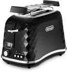 Delonghi CTJ 2103.BK Brillante Toaster (900 Watt) schwarz