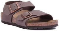 Birkenstock Kids New York 87781, Unisex-Kinder Kn&ouml;chelriemchen, Braun (Mocca),...