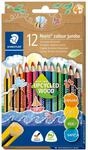 STAEDTLER Noris Jumbo 188 Buntstifte &ndash; 12er Set, dick