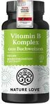 Nature Love Vitamin B Komplex aus Buchweizen - 60 Kapseln - Hochdosiert: 120% des