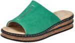 Rieker Damen Pantoletten 62905-52 gr&uuml;n Gr. 41