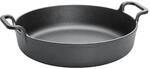 CHEF CUISINE Gusseisenpfanne, Grillpfanne, Induktion, 31 cm, auch auf dem Grill und