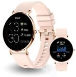 XCOAST SIONA 2 Damen Smartwatch Rosa &ndash; Sportliche Fitnessuhr mit AMOLED Display,