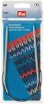 Prym 211262 Rundstricknadeln ALU 60 cm 4,00 mm grau