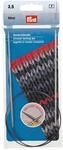 Prym 212112 Rundstricknadeln MS 60 cm 2,50 mm silberfarbig