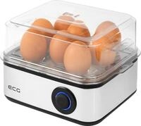 ECG UV 5080 Eierkocher, 21 cm x 15 cm x 13 cm, Silver