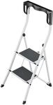 Hailo K75 ComfortLine Klapptritt - 2-stufige Trittleiter aus Stahl mit