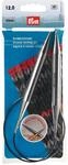 Prym 212242 Rundstricknadeln MS 60 cm 12,00 mm silberfarbig