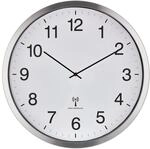 TFA Dostmann XXL Funk-Wanduhr analog, 60.3548.02, 50 cm Durchmesser, Metall-Rahmen,