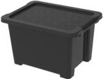 Rotho Evo Easy Aufbewahrungsbox 15l mit Deckel, Kunststoff (PP recycelt),...