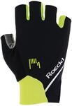 Roeckl Ivory 2 Fahrrad Handschuhe kurz schwarz/gelb 2026: Gr&ouml;&szlig;e: 10