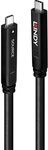 Lindy 10 m USB 3.2 Gen 1 & DP 1.4 Typ C Hybridkabel