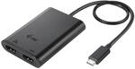 i-tec HDMI Adapter C31DUAL4K60HDMI schwarz
