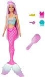 Barbie Meerjungfrauen-Puppe - mit Langen rosa Haaren und Accessoires f&uuml;r