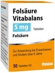 FOLS&Auml;URE VITABALANS 5 mg Tabletten 50 St