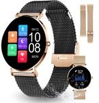 XCOAST SIONA 2: Elegante Damen Smartwatch, Ultra-flach, wasserdicht (IP68),