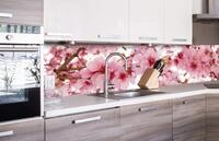 Dimex K&uuml;chenr&uuml;ckwand Folie selbstklebend APFELBL&Uuml;TE | Klebefolie - Dekofolie -