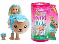 BARBIE Cutie Reveal Puppe - 6 Überraschungen in einer Verpackung,