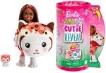 BARBIE Cutie Reveal Puppe - Chelsea-Puppe mit langem braunem Haar und 6