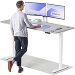 Desktronic HomePro H&ouml;henverstellbarer Schreibtisch 200 &times; 80 cm &ndash; Elektrischer