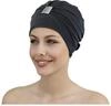 Fashy Damen Exclusive Bathing Cap Badehaube, Schwarz, Einheitsgr&ouml;&szlig;e EU