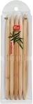 Prym 221221 Strumpfstricknadeln, 20 cm, 10,00 mm Strumpfstricknadel, Bambus, Natur,
