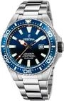 Festina Herren Uhr Analog aus Edelstahl 316L Silber - Quarzwerk - Kalender -