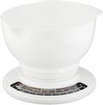 Soehnle Culina Pro 5 kg, analoge K&uuml;chenwaage, wei&szlig;, Gewicht bis zu 5 kg