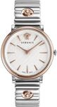 Versace - Unisex Armbanduhr Quarz Mode Armband und Geh&auml;use aus Edelstahl Farbe...