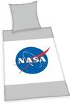 Herding NASA Bettw&auml;sche-Set, Kopfkissenbezug 80 x 80 cm, Bettbezug 135 x 200 cm, Mit