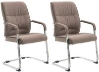 CLP 2er Set XXL-Freischwinger Anubis Mit Gepolsterter Sitzfl&auml;che I...