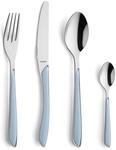 Kuppels PRISMA Besteck Set 6 Personen 24-teilig Himmelblau, 18/0 Edelstahl