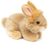 Uni-Toys - Angorakaninchen beige, liegend - 18 cm (L&auml;nge) - Pl&uuml;sch-Hase,...