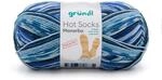 gr&uuml;ndl Hot Socks Manerba Sockenwolle 4-f&auml;dig 100g 420m Nadelst&auml;rke 2,5-3,0...
