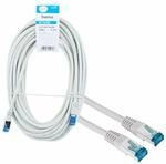 Hama Netzwerkkabel CAT 6, 15 m (LAN Kabel, RJ45, Gigabit Ethernet bis 1 Gbit/s, F/UTP