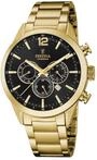Festina Herrenuhr Analog aus Edelstahl 316l Goldfarben F20633/3 | Quarzwerk,