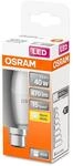 OSRAM LED Star Classic B40, matte LED-Lampe in Kerzenform, B22d Sockel,...