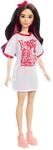 Barbie Fashionistas Puppe Nr. 214 mit schwarzem, gewelltem Haar, Twist &rsquo;n